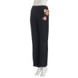 Marjolaine Eris Silk Pants Black Silver Large Sale