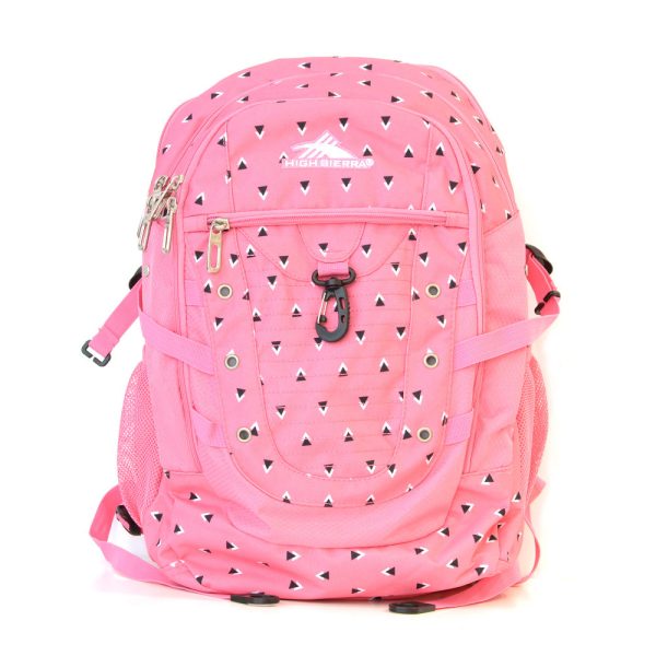 High Sierra Tactic Backpack Pink Lemonade Pink Geo White Cheap