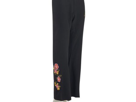 Marjolaine Eris Silk Pants Black Silver Large Sale