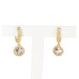 Swarovski Oxygen Mini Hoop Earrings Gold-Tone Online Hot Sale