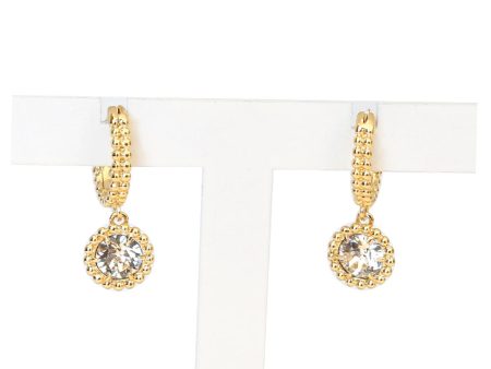 Swarovski Oxygen Mini Hoop Earrings Gold-Tone Online Hot Sale