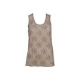 Twinset Sleeveless Top Taupe Small For Cheap