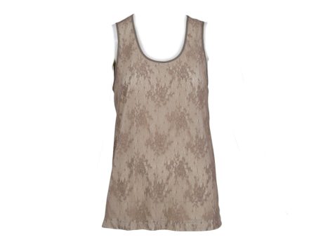 Twinset Sleeveless Top Taupe Small For Cheap