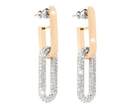 Rebecca Earrings Collection Of Stockholm With White Crystals Online Hot Sale