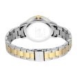 Esprit Ladies Two Tone Watch Silver Color Golden Bracelet White Dial With Stone Online Hot Sale