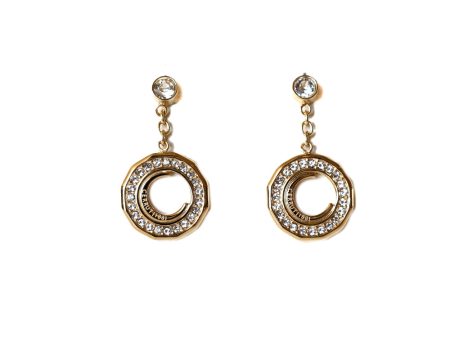 Cerruti Ladies Earring Gold Plated Sale