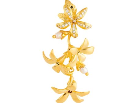 Les Nereides Star Jasmine Bunch Post Earrings For Cheap