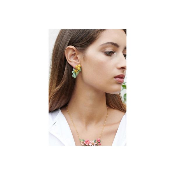 Les Nereides Summer Scents Bouquet Clip-On Earrings Online