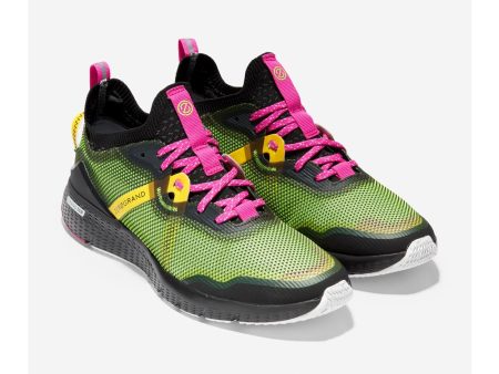 Cole Haan ZERØGRAND Overtake Runner Lightning-Pink Glow-Black Cheap