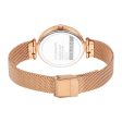 Esprit Ladies Watch Ip Rosegold Mesh Bracelet & Rosegold Dial With Stone Supply