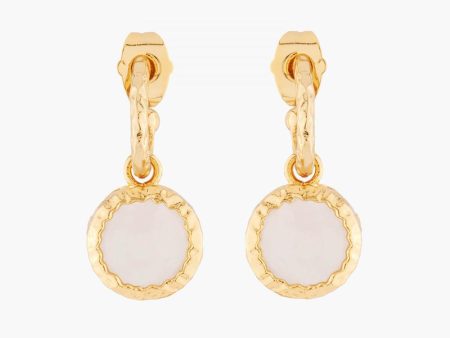 Les Nereides Pink Quartz Stud Earrings Discount