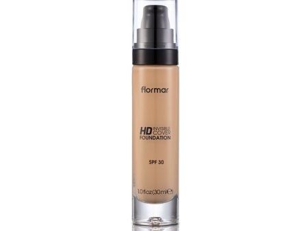 Flormar Invisible Cover HD Foundation 060 Ivory - 30ml Online now