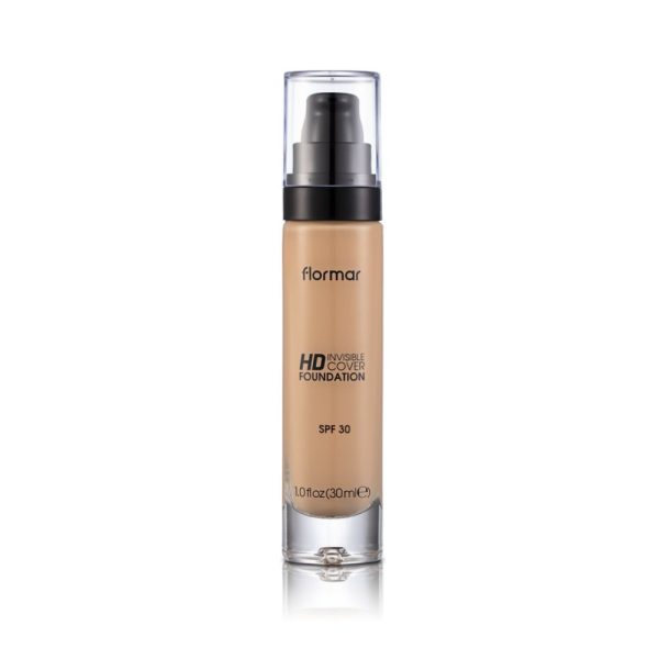 Flormar Invisible Cover HD Foundation 060 Ivory - 30ml Online now