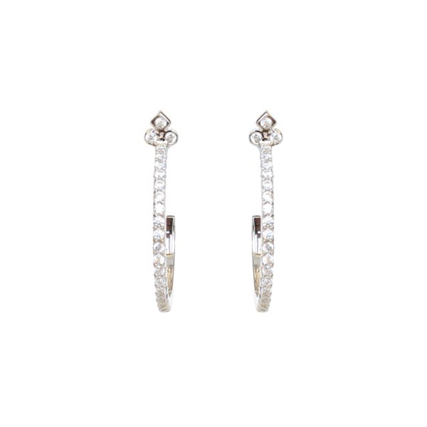 Esprit Earrings Silver Color With Stone 925 Silver Hot on Sale