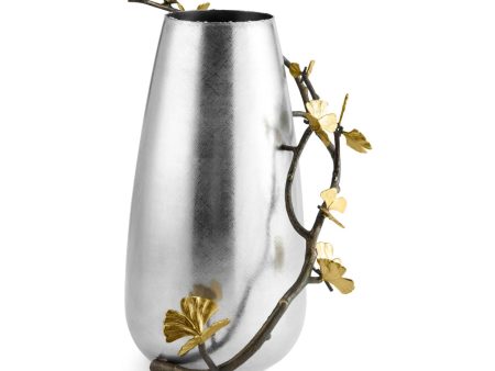 Butterfly Ginkgo Centerpiece Vase For Sale