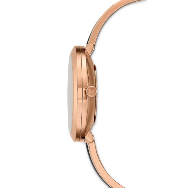 Swarovski Crystalline Delight Watch Metal Bracelet, Black, Rose-Gold Tone Pvd Online now