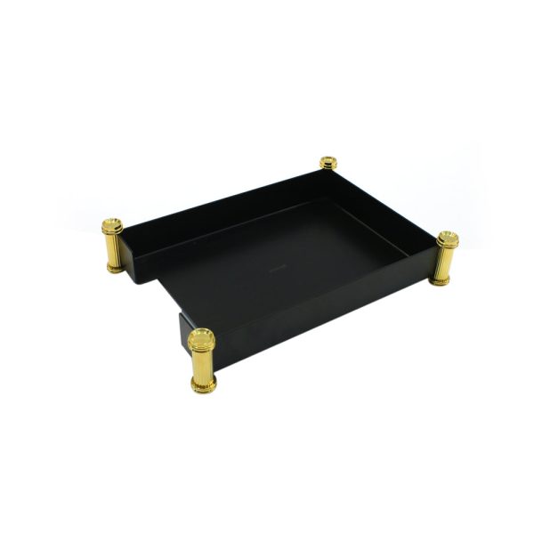 El Casco Letter Tray Gold Black For Discount