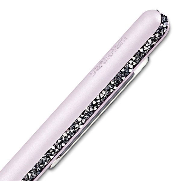 Swarovski Crystal Shimmer Ballpoint Pen Pink, Chromed Plated For Sale