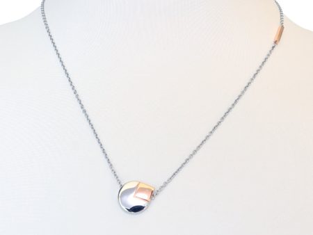 Esprit Necklace Silver Color Stainless Steel With Heart Pendant on Sale