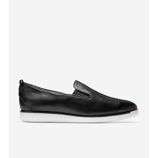 Cole Haan Grand Ambition Slip-on Sneaker Black Leather Supply