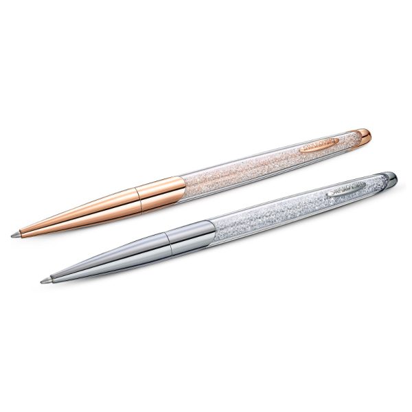 Swarovski Crystalline Nova Ballpoint Pen Set White, Mixed Metal Finish Sale