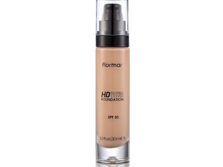 Flormar Invisible Cover HD Foundation 040 Light Ivory - 30ml Online Sale