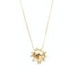 Swarovski Olive Round Pendant Gold Tone Online now