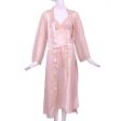 Batista Satin Nightdress 6 pieces Set Caramel For Discount