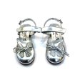 Simonetta Silver Ballerina Sandals For Sale