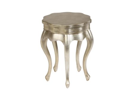 Ethan Allen Silver Five-Leg Accent Table Fashion