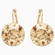 Swarovski Bella Pierced Earrings Gold Tone One Size For Sale