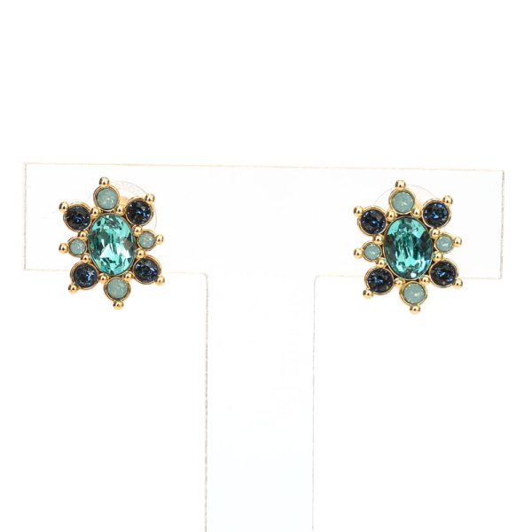 Swarovski Lucky Goddess Stud Earrings Light Multi-Coloured Online