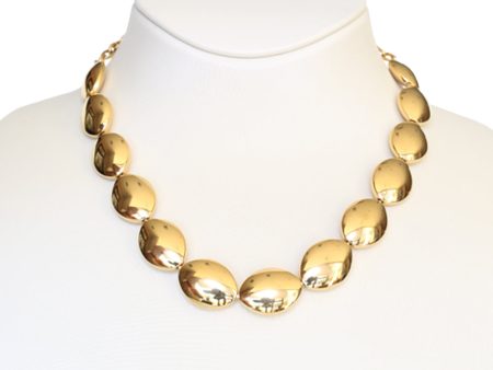 Esprit Necklace Ip Gold Color With Oval Design Stainless Steel Online