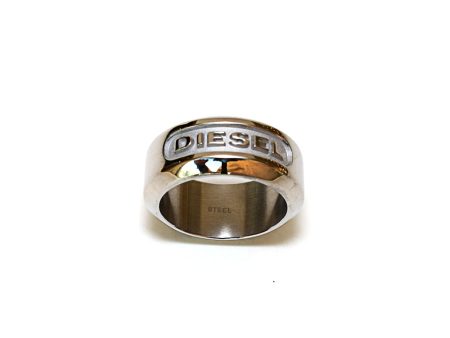 Diesel Men S Ring Stainless Steel With Engraved Diesel Name For Cheap