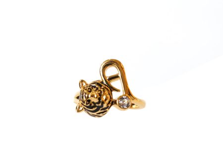 Aigner A Logo Gold Plated Ring Size 7 Online Sale