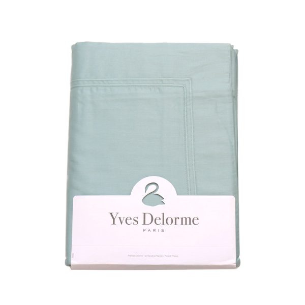 Yves Delorme Triomphe Duvet Cover Celadon Online Sale