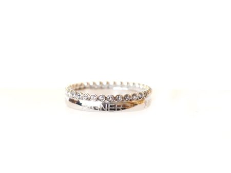 Aigner Ring Silver Size 7.75 Online