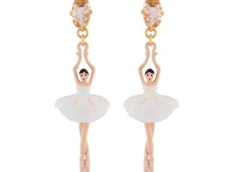 Les Nereides Bo Pas De Deux New White Earrings Supply