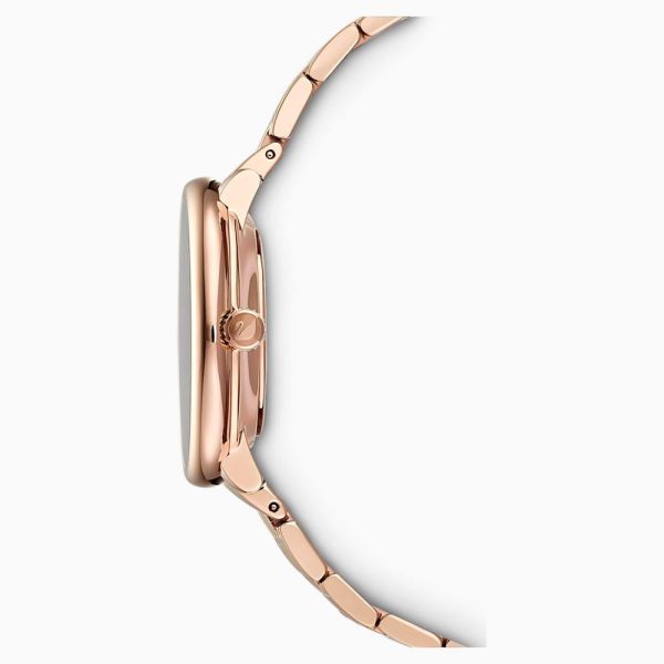 Swarovski Crystalline Chic Watch Red Rose-Gold Tone One Size Hot on Sale