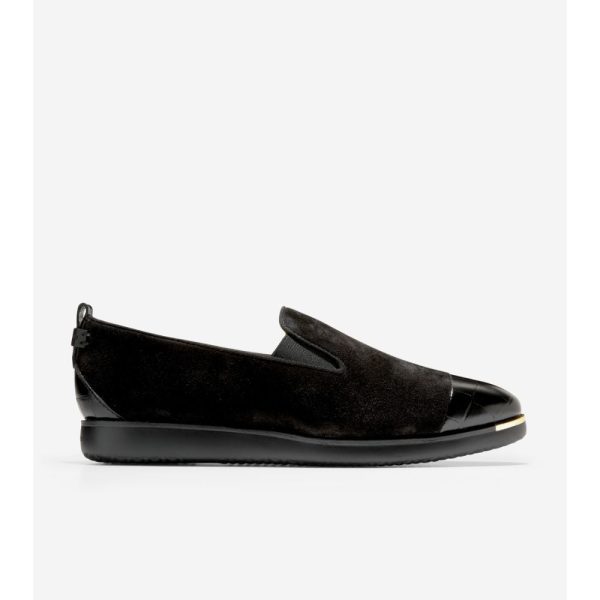 Cole Haan Grand Ambition Slip-on Sneaker Black Suede Online now