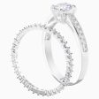 Swarovski Attract Ring Set White Fashion