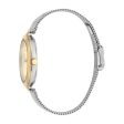 Esprit Ladies Watch Silver Color Mesh Bracelet Gold Silver Color Case & Golden Dial Discount