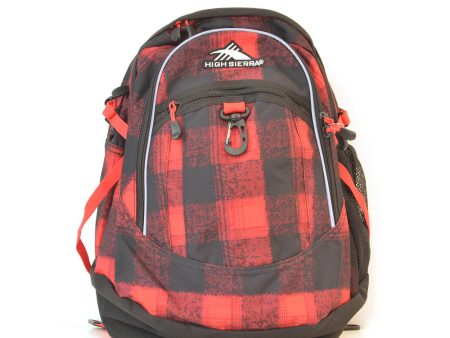 High Sierra Fatboy Rvmp Buffalo Plaid Black Crimson Fashion