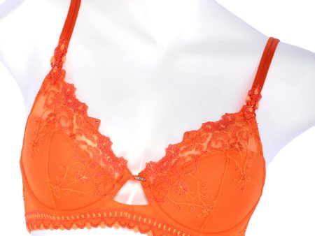 Lise Charmel Underwired Bra Salmon Orange 32C Discount