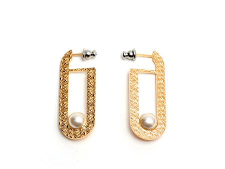 Rebecca R-Zero Pearl Hoop Earrings Online Sale