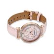 Swarovski Passage Chrono Watch Leather Strap, Pink, Rose-Gold Tone Pvd For Cheap