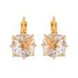 Les Nereides Square Stone La Diamantine Dormeuses Earrings Online Sale