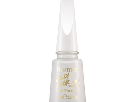 Flormar Jelly Look Nail Enamel JL01 Pure Milk - 11 ml Hot on Sale