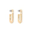 Rebecca Earrings Collection Of Stockholm With White Crystals Discount