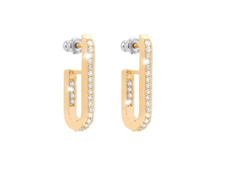 Rebecca Earrings Collection Of Stockholm With White Crystals Discount